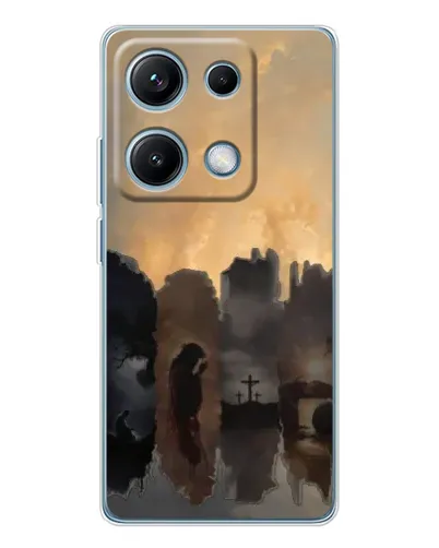 Чехол для Xiaomi Redmi Note 14S с картинкой «Дорога к вере» Чехол для Xiaomi Redmi Note 14S с картинкой «Дорога к вере»