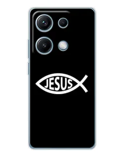 Чехол для Xiaomi Redmi Note 14S с картинкой «Классический Jesus» Чехол для Xiaomi Redmi Note 14S с картинкой «Классический Jesus»