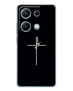 Чехол для Xiaomi Redmi Note 14S с картинкой «Тонкий крест» Чехол для Xiaomi Redmi Note 14S с картинкой «Тонкий крест»
