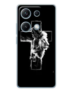 Чехол для Xiaomi Redmi Note 14S с картинкой «Сияющий крест Jesus» Чехол для Xiaomi Redmi Note 14S с картинкой «Сияющий крест Jesus»