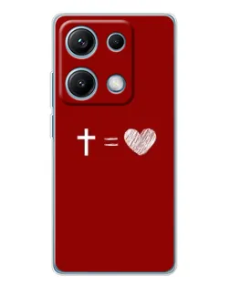Чехол для Xiaomi Redmi Note 14S с картинкой «Уравнение любви» Чехол для Xiaomi Redmi Note 14S с картинкой «Уравнение любви»