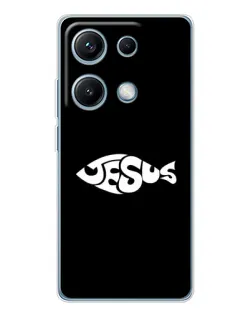 Чехол для Xiaomi Redmi Note 14S с картинкой «Рыба Jesus» Чехол для Xiaomi Redmi Note 14S с картинкой «Рыба Jesus»