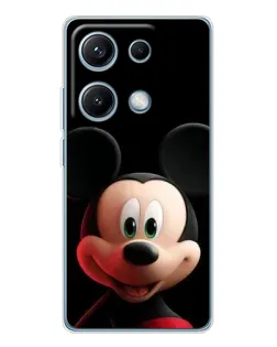 Чехол для Xiaomi Redmi Note 14S с картинкой «Улыбающийся Микки Маус»