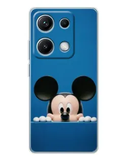 Чехол для Xiaomi Redmi Note 14S с картинкой «Микки выглядывает» Чехол для Xiaomi Redmi Note 14S с картинкой «Микки выглядывает»