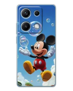Чехол для Xiaomi Redmi Note 14S с картинкой «Mickey и мыльные пузыри» Чехол для Xiaomi Redmi Note 14S с картинкой «Mickey и мыльные пузыри»