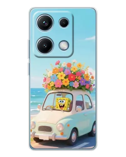 Чехол для Xiaomi Redmi Note 14S с картинкой «Автомобильное путешествие»