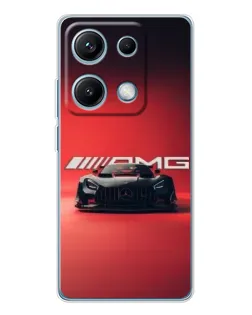 Чехол для Xiaomi Redmi Note 14S с картинкой «Mercedes AMG — красная линия» Чехол для Xiaomi Redmi Note 14S с картинкой «Mercedes AMG — красная линия»