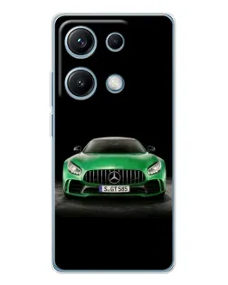 Чехол для Xiaomi Redmi Note 14S с картинкой «Mercedes — неоновый лого» Чехол для Xiaomi Redmi Note 14S с картинкой «Mercedes — неоновый лого»