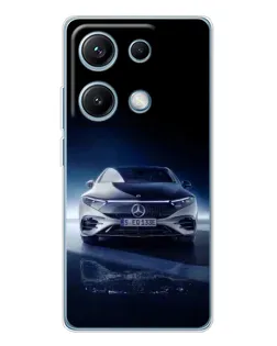 Чехол для Xiaomi Redmi Note 14S с картинкой «Ночной Mercedes EQ» Чехол для Xiaomi Redmi Note 14S с картинкой «Ночной Mercedes EQ»