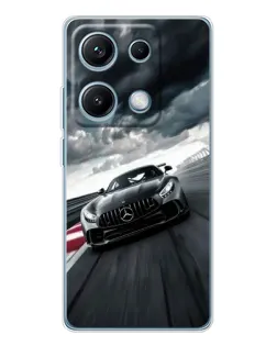 Чехол для Xiaomi Redmi Note 14S с картинкой «Гоночный Mercedes AMG» Чехол для Xiaomi Redmi Note 14S с картинкой «Гоночный Mercedes AMG»