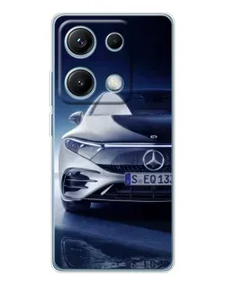 Чехол для Xiaomi Redmi Note 14S с картинкой «Mercedes EQ — будущее» Чехол для Xiaomi Redmi Note 14S с картинкой «Mercedes EQ — будущее»