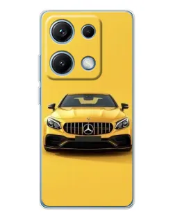 Чехол для Xiaomi Redmi Note 14S с картинкой «Желтый Mercedes GT» Чехол для Xiaomi Redmi Note 14S с картинкой «Желтый Mercedes GT»