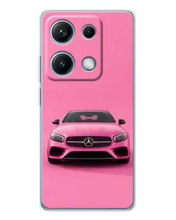 Чехол для Xiaomi Redmi Note 14S с картинкой «Розовый Mercedes AMG» Чехол для Xiaomi Redmi Note 14S с картинкой «Розовый Mercedes AMG»