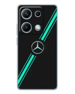 Чехол для Xiaomi Redmi Note 14S с картинкой «Спортивные линии Mercedes» Чехол для Xiaomi Redmi Note 14S с картинкой «Спортивные линии Mercedes»