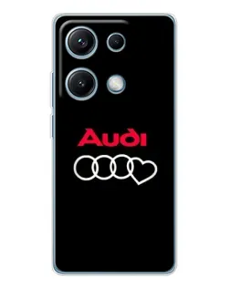Чехол для Xiaomi Redmi Note 14S с картинкой «Логотип Audi Heart» Чехол для Xiaomi Redmi Note 14S с картинкой «Логотип Audi Heart»