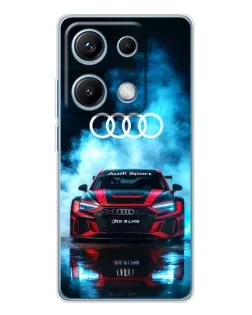 Чехол для Xiaomi Redmi Note 14S с картинкой «Audi Sport — неон» Чехол для Xiaomi Redmi Note 14S с картинкой «Audi Sport — неон»