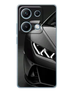 Чехол для Xiaomi Redmi Note 14S с картинкой «Lamborghini фары детализация» Чехол для Xiaomi Redmi Note 14S с картинкой «Lamborghini фары детализация»