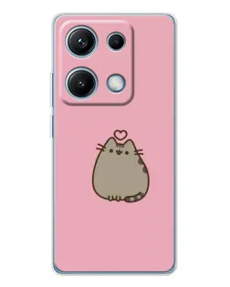 Чохол для Xiaomi Redmi Note 14S з картинкою «Pusheen серце» Чохол для Xiaomi Redmi Note 14S з картинкою «Pusheen серце»