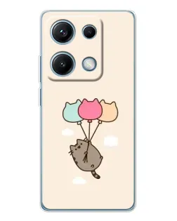 Чохол для Xiaomi Redmi Note 14S з картинкою «Пушин на кульках» Чохол для Xiaomi Redmi Note 14S з картинкою «Пушин на кульках»