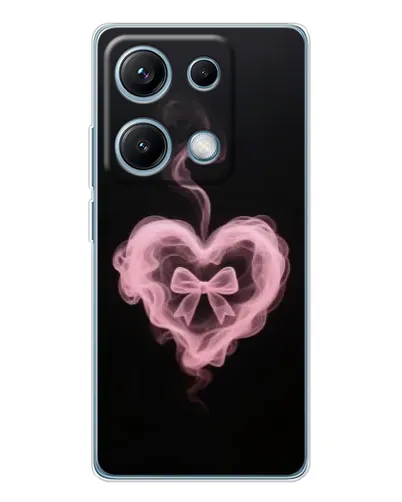 Чехол для Xiaomi Redmi Note 14S с картинкой «Дымчатое сердце»