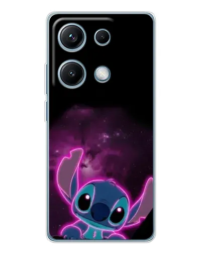 Чехол для Xiaomi Redmi Note 14S с картинкой «Неоновый Stitch»