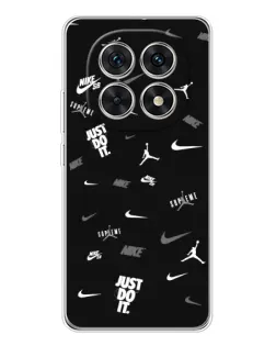Чехол для Xiaomi Redmi Note 15 5G с картинкой «Nike Black Pattern» Чехол для Xiaomi Redmi Note 15 5G с картинкой «Nike Black Pattern»