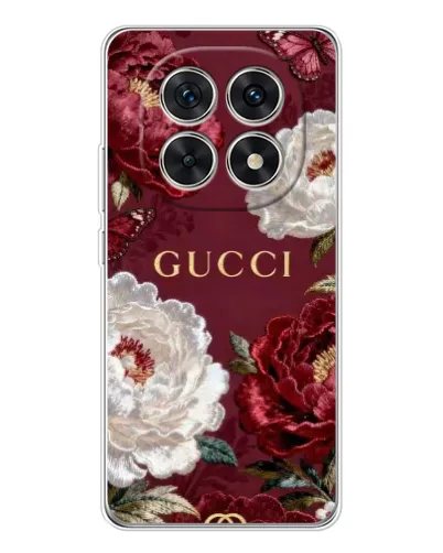 Чехол для Xiaomi Redmi Note 15 5G с картинкой «Gucci — бордовые розы» Чехол для Xiaomi Redmi Note 15 5G с картинкой «Gucci — бордовые розы»