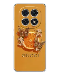 Чехол для Xiaomi Redmi Note 15 5G с картинкой «Gucci — золотые бабочки» Чехол для Xiaomi Redmi Note 15 5G с картинкой «Gucci — золотые бабочки»