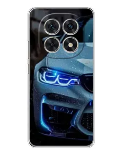 Чохол для Xiaomi Redmi Note 15 5G з картинкою «Погляд BMW з синіми фарами»
