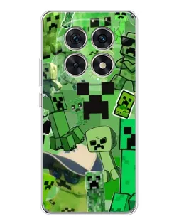 Чохол для Xiaomi Redmi Note 15 5G з картинкою «Кріпери Minecraft»