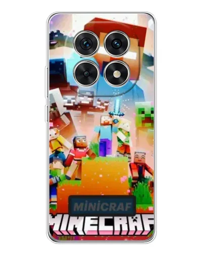 Чохол для Xiaomi Redmi Note 15 5G з картинкою «Minecraft герої гри» Чохол для Xiaomi Redmi Note 15 5G з картинкою «Minecraft герої гри»
