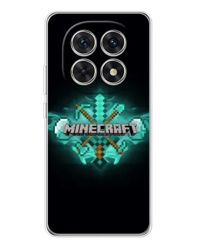 Чохол для Xiaomi Redmi Note 15 5G з картинкою «Minecraft Diamond лого» Чохол для Xiaomi Redmi Note 15 5G з картинкою «Minecraft Diamond лого»