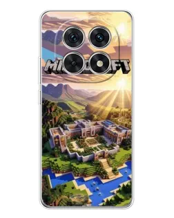 Чохол для Xiaomi Redmi Note 15 5G з картинкою «Minecraft панорама»