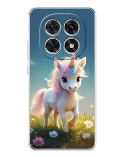 Чехол для Xiaomi Redmi Note 15 5G с картинкой «Единорог на поляне»