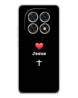 Чохол для Xiaomi Redmi Note 15 5G з картинкою «Серце - Jesus»