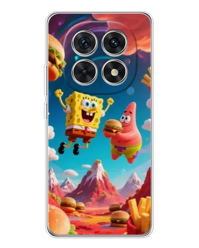 Чехол для Xiaomi Redmi Note 15 5G с картинкой «Космический фастфуд»