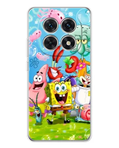 Чехол для Xiaomi Redmi Note 15 5G с картинкой «Губка Боб и друзья» Чехол для Xiaomi Redmi Note 15 5G с картинкой «Губка Боб и друзья»