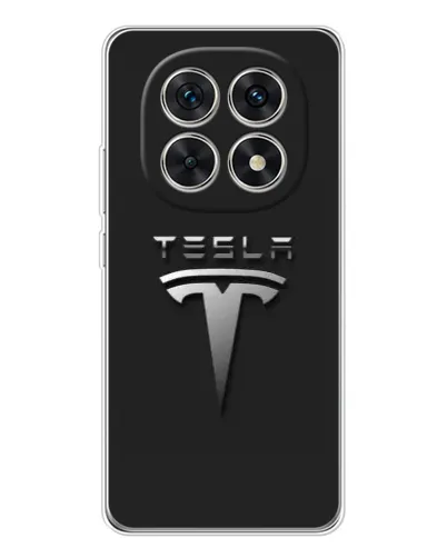 Чохол для Xiaomi Redmi Note 15 5G з картинкою «Сталевий логотип Tesla» Чохол для Xiaomi Redmi Note 15 5G з картинкою «Сталевий логотип Tesla»