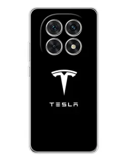 Чохол для Xiaomi Redmi Note 15 5G з картинкою «Tesla White Logo»