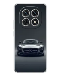 Чехол для Xiaomi Redmi Note 15 5G с картинкой «Mercedes на черном»