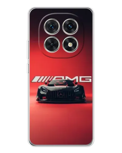 Чехол для Xiaomi Redmi Note 15 5G с картинкой «Mercedes AMG — красная линия»