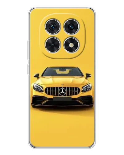 Чехол для Xiaomi Redmi Note 15 5G с картинкой «Желтый Mercedes GT»