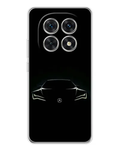 Чехол для Xiaomi Redmi Note 15 5G с картинкой «Mercedes — силуэт авто» Чехол для Xiaomi Redmi Note 15 5G с картинкой «Mercedes — силуэт авто»