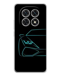 Чохол для Xiaomi Redmi Note 15 5G з картинкою «Блакитний силует Lamborghini» Чохол для Xiaomi Redmi Note 15 5G з картинкою «Блакитний силует Lamborghini»