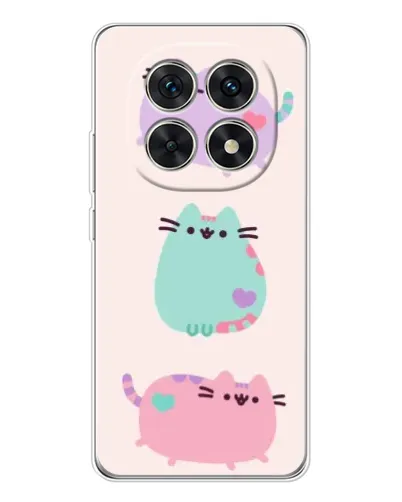 Чехол для Xiaomi Redmi Note 15 5G с картинкой «Pusheen трио»