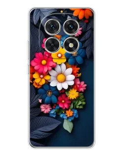 Чехол для Xiaomi Redmi Note 15 5G с картинкой «Цветочная феерия»