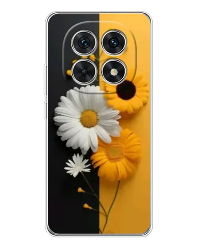 Чехол для Xiaomi Redmi Note 15 5G с картинкой «Подсолнух и ромашка»