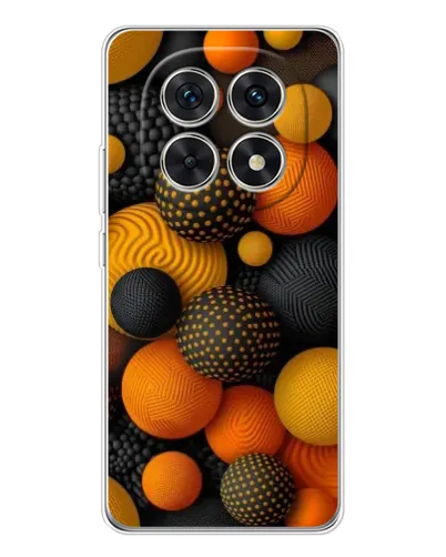 Чехол для Xiaomi Redmi Note 15 5G с картинкой «Объемные оранжевые сферы» Чехол для Xiaomi Redmi Note 15 5G с картинкой «Объемные оранжевые сферы»