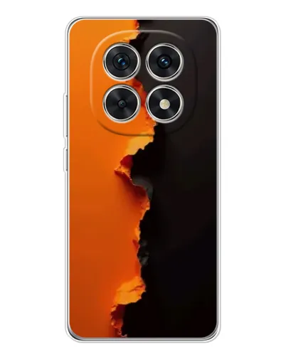 Чехол для Xiaomi Redmi Note 15 5G с картинкой «Оранжевый разлом» Чехол для Xiaomi Redmi Note 15 5G с картинкой «Оранжевый разлом»