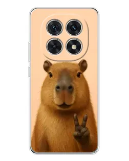 Чехол для Xiaomi Redmi Note 15 5G с картинкой «Капибара виктория»
